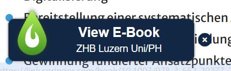 Symbol "View E-Book" ZHB Luzern Uni/PH
